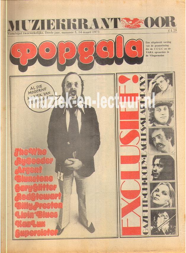 Muziekkrant Oor 1973 nr. 05